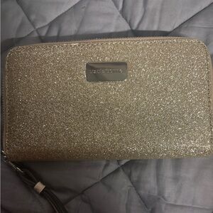 Liz Claiborne gold shimmery wallet